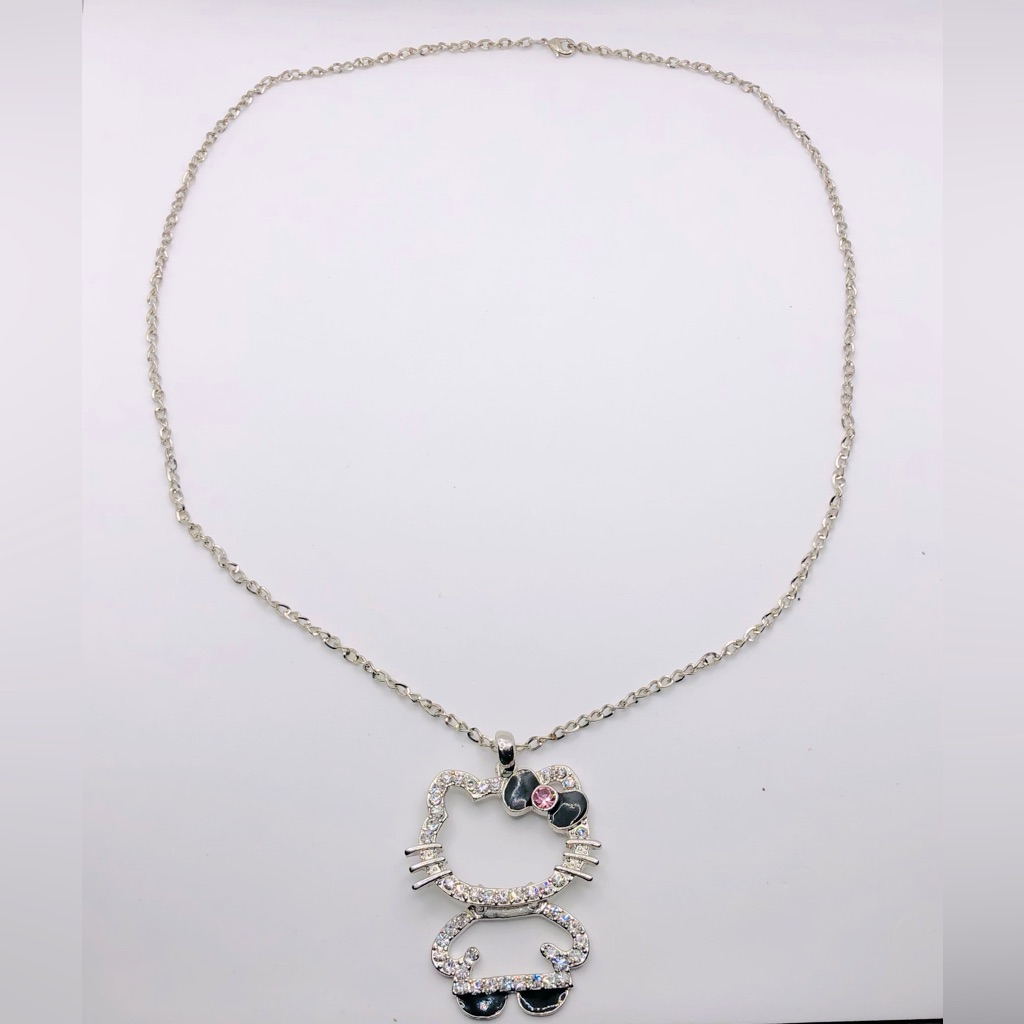 Unknown Brand Hello Kitty Silver Necklace